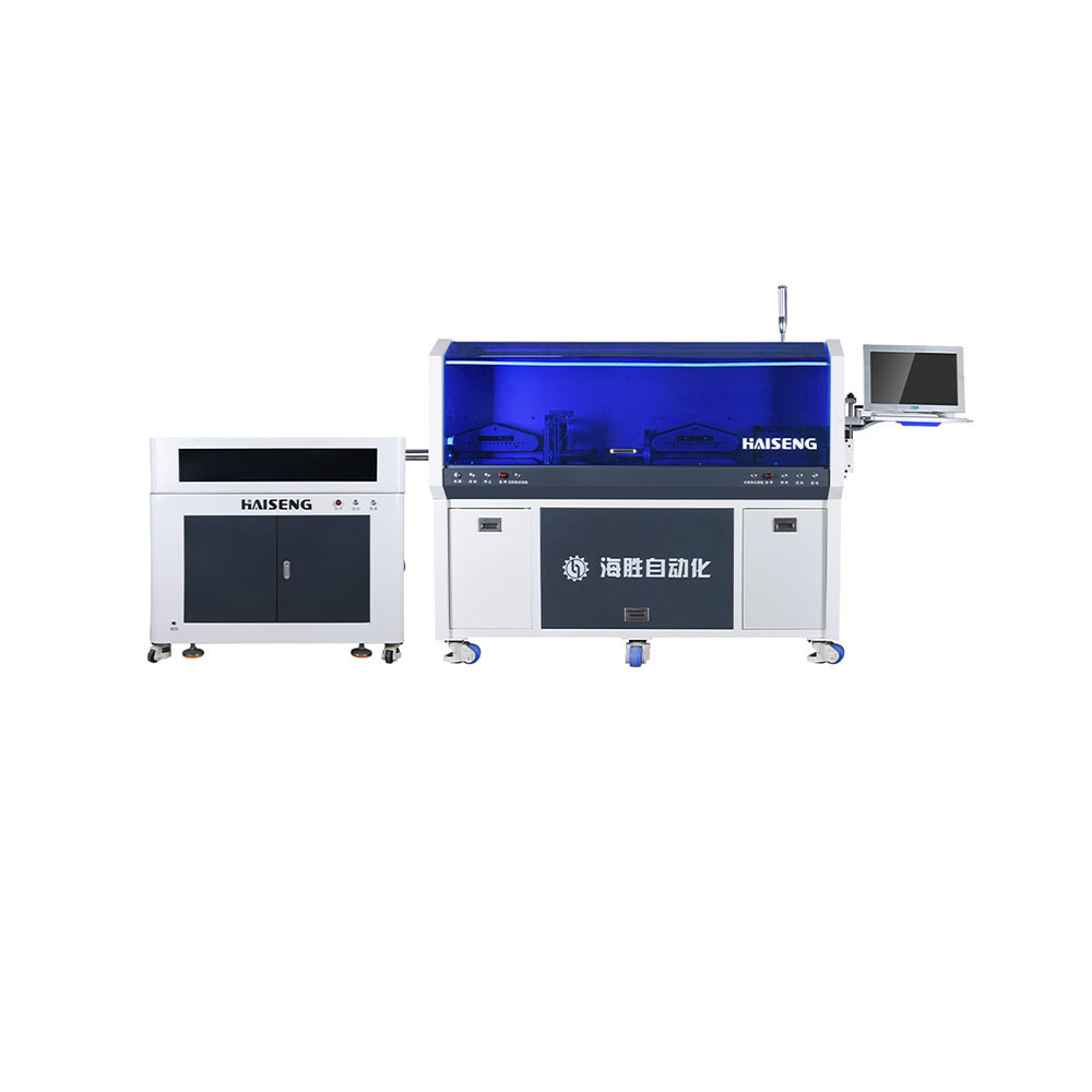 HS-880XZ-300全自動ワイヤー切断およびストリッピングマシン (回転刃)